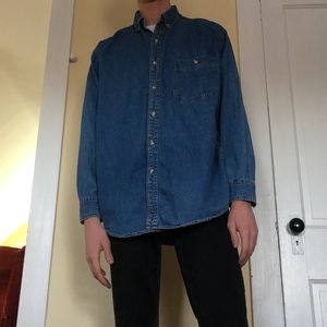 Denim Button-down